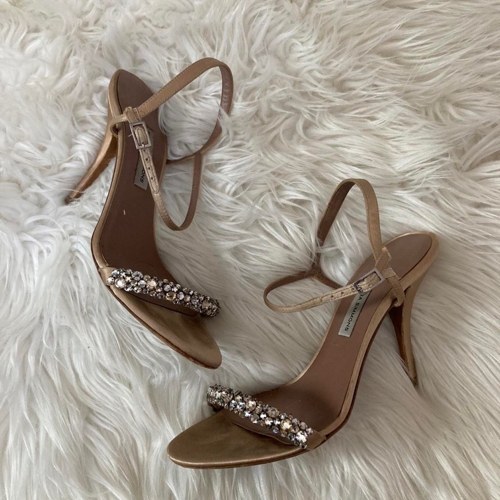 Tabitha Simmons Jeweled Heels